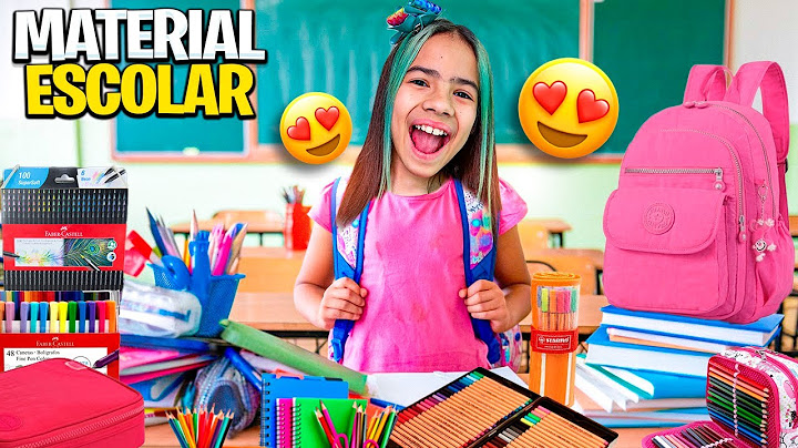 COMPRANDO MEU MATERIAL ESCOLAR 2025 - MOSTREI TUDO!