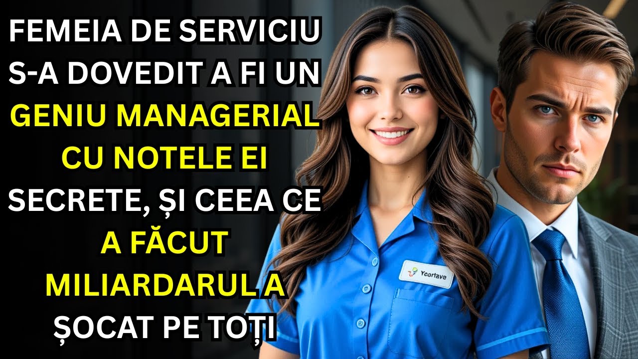 FEMEIA DE SERVICIU s a dovedit un GENIU MANAGERIAL cu NOTELE SECRETE, iar MILIONARUL a făcut ceva