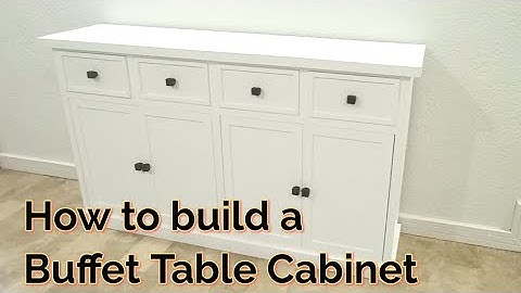 DIY How to build a Buffet Table Cabinet /Using cheaper and durable materials /#Woodworking #diy