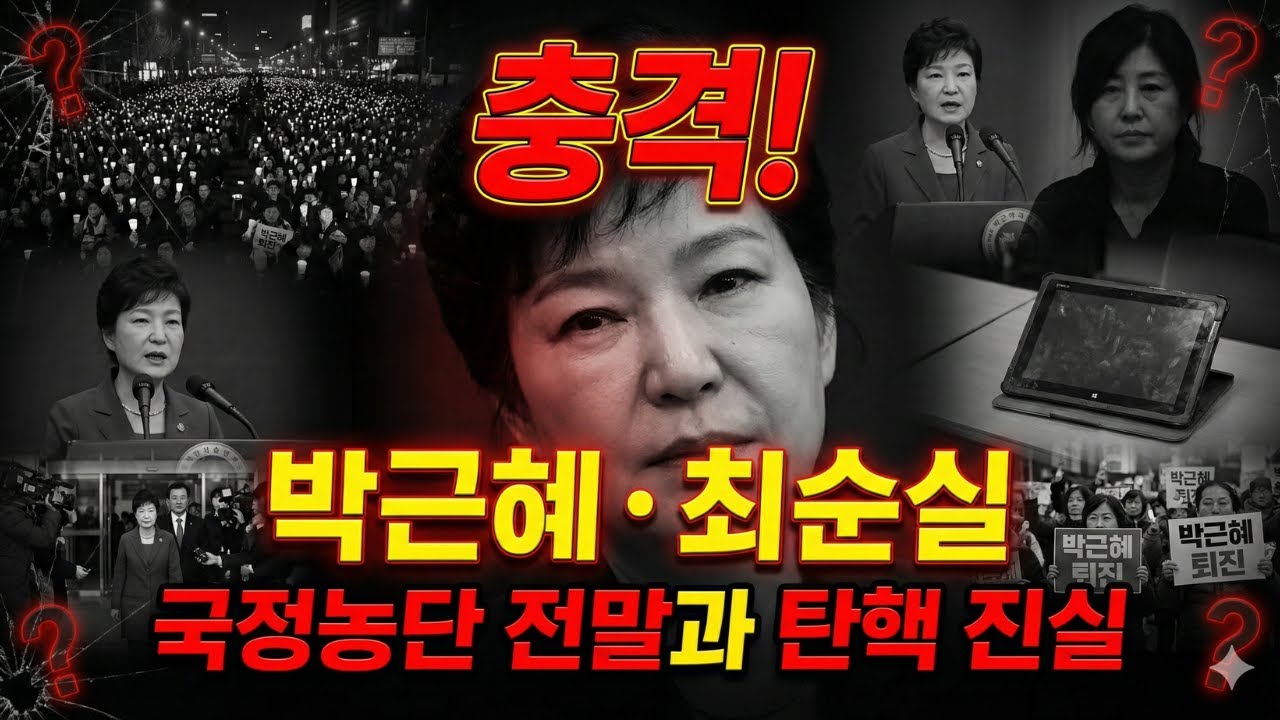 충격! 박근혜·최순실 국정농단 전말 | 대통령 탄핵의 숨겨진 진실