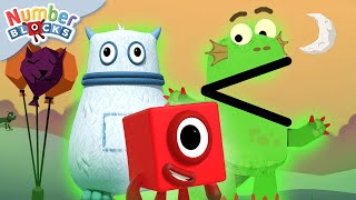 Monstruos de Halloween para niños | Aprende a contar | @Numberblocks