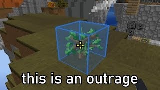 this is an outrage hypixel #teamtrees #hypixelnoliketree
