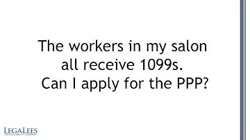 Are 1099s included in PPP?: Small Business COVID-19 Relief
