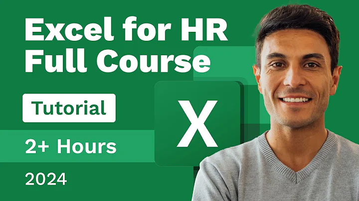 Excel for HR Full Course Tutorial