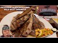 Lambchops @ Longhorn Steakhouse with creamy mashed Potatoes and Spinach