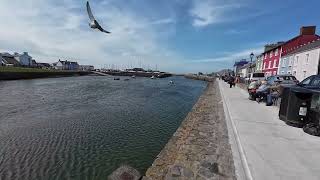Aberaeron Harbour in 4k, Ceredigion, Wales
