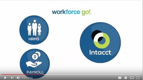 Workforce Go! HCM and Sage Intacct Integration