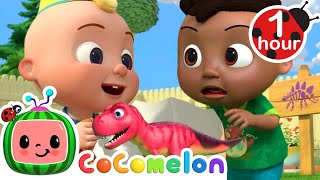 Giant Surprise Eggs at Cody's Dino Birthday! | CoComelon Nursery Rhymes & Kids Songs