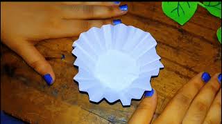 How to make cupcake mould at home without butter paper | homemade cupcake mould