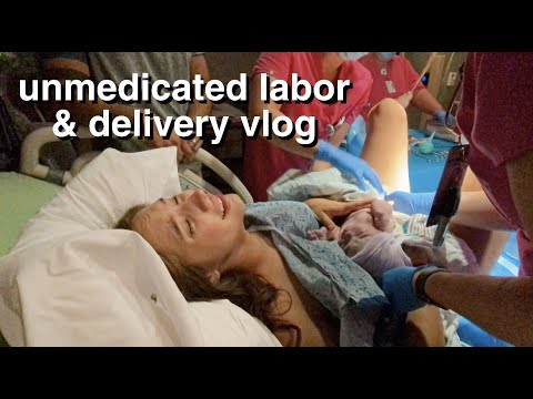 Unmedicated Birth Vlog!! (LUCY'S HERE)