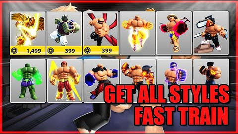 💪🏻OP Train to Fight Script Hack • Get All Robux Styles, Fast Train (No Key)