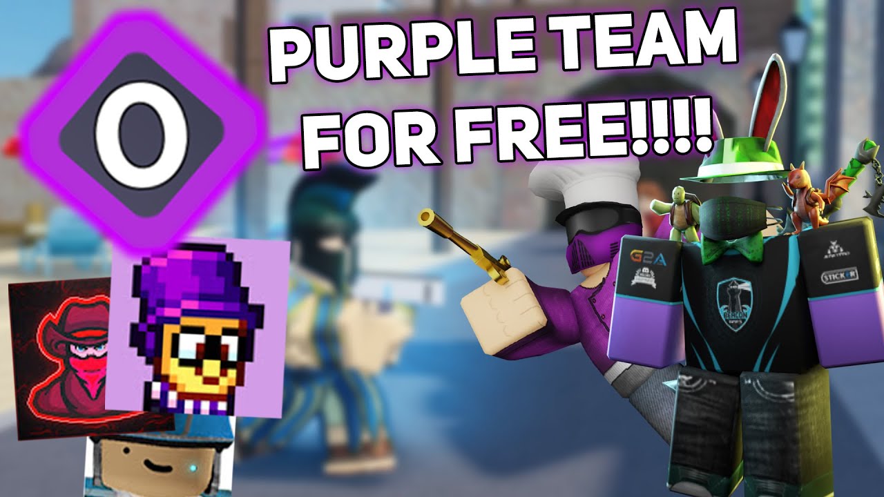 How To Get Purple Team In Arsenal Roblox Youtube - roblox arsenal purple team