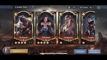 Making NEW Combat Hero - KOA - power didn’t increase after making new heros😱 - King of Avalon