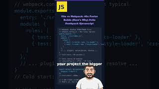 Vite vs Webpack: 40x Faster Builds (Here's Why)