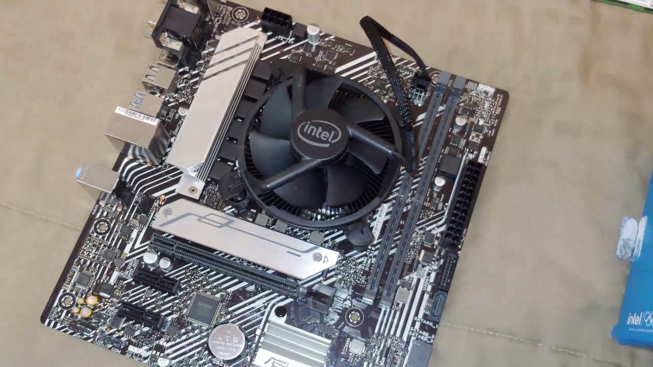 Installing I5 11400 into Asus Prime H510m motherboard 