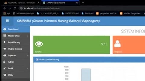 Source Code Aplikasi Sistem Informasi Barang (Simbada) php mysql