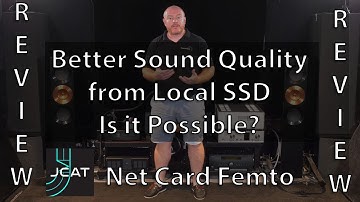 Improving HiFi Sound Quality from a Local SSD is it possible? JCAT Net Card Femto Review Audio PC