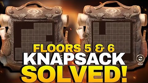 *NEW* Knapsack Expedition Puzzle Day 3 (Floors 5 And 6) SOLVED! | Watcher of Realms