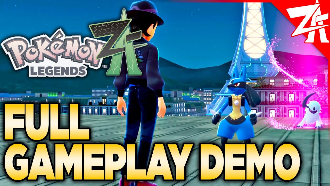 2023 Pokémon SYMBOLEON DEMO Pokemon Legends Z-A Full Gameplay Demo (Pokemon World