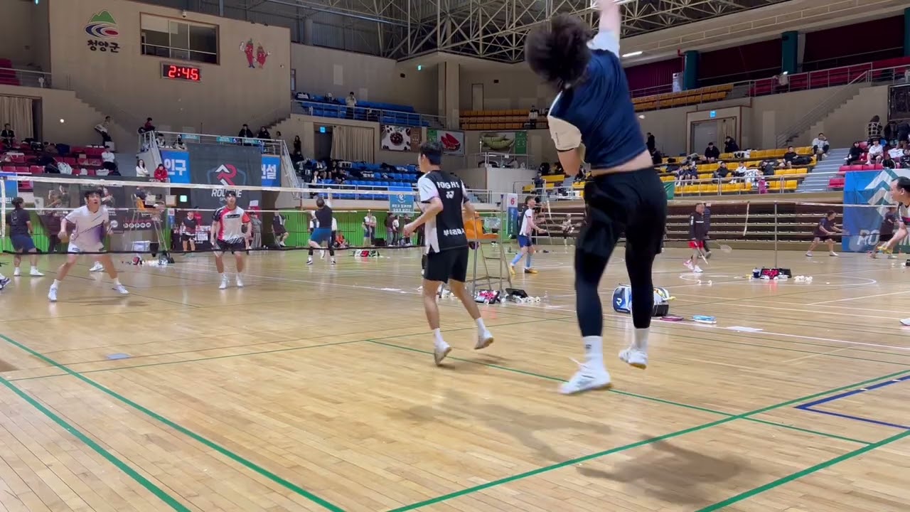 청양 전국배드민턴 대회 20대 A 남복 풀리그 결승 #배드민턴유튜브 