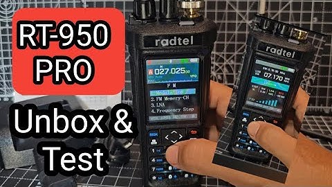 UNBOX - TEST SSB , CB Radtell RT950 Pro & Update Firmware Update v1.18 and CPS Software v1.05