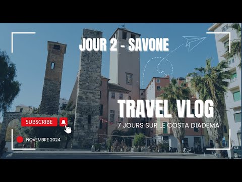 Jour 2 / Première Escale à Savone ! 🇮🇹 Découvrez avec nous l'une des plus belles villes de Ligurie !