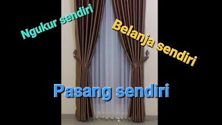 Cara Pasang Gorden Sendiri #fyp #viral #viralvideo #gordencantik #tutorial #howto #cara #diy