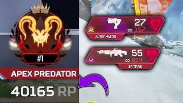 The number 1 Apex Predator gets 40,000+ RP in the new ranked split (Season 11)