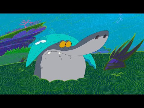 Зиг и Шарко 🐠 у тебя линия на голове 🐠 русский мультфильм | дети видео | мультфильмы |