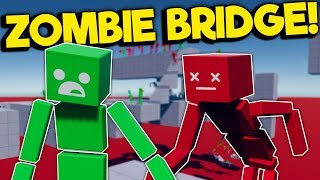 I Built a Collapsible Bridge Full of Zombie Ragdolls! - Fun With Ragdolls Update Gameplay