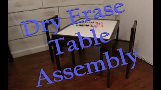 Dry Erase Table Assembly Walmart.com Markers Chairs