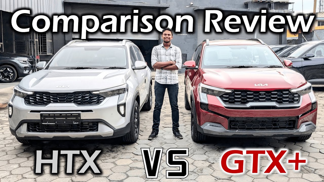 Kia Sonet Variants Compared - HTX Vs GTX+ | MotoRush Tamil