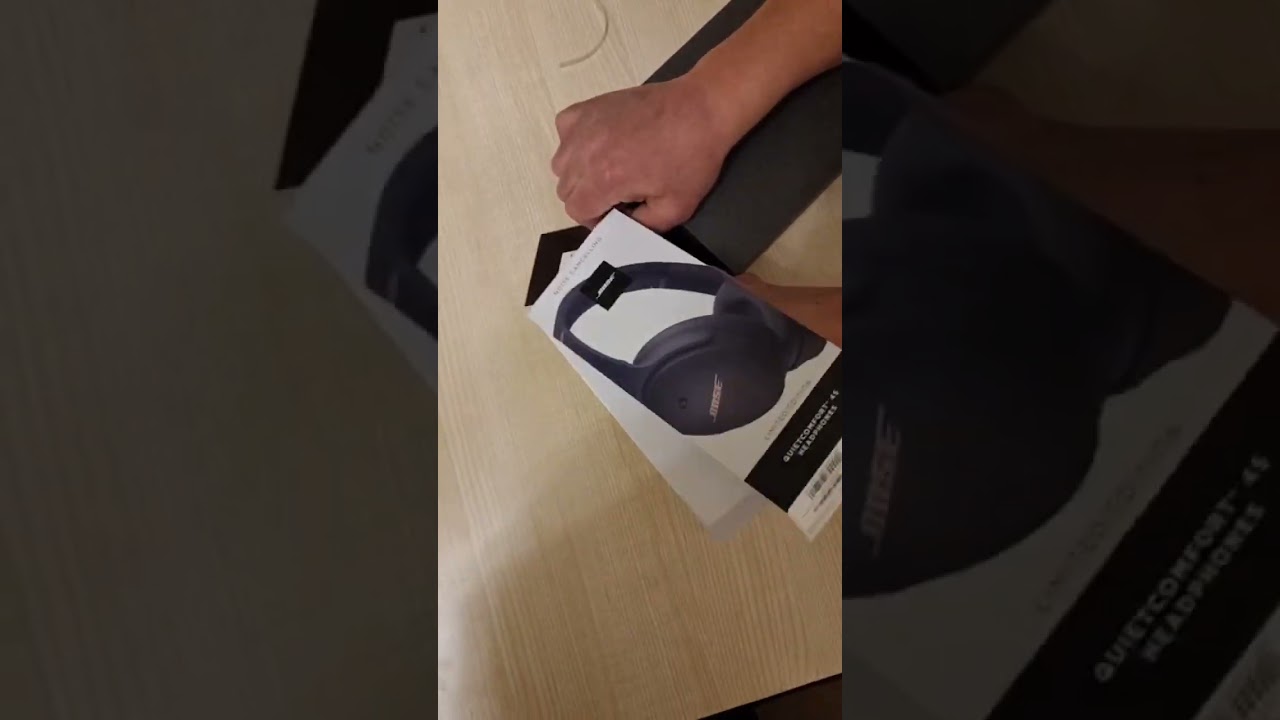 Распаковка Bose Quietcomfort 45