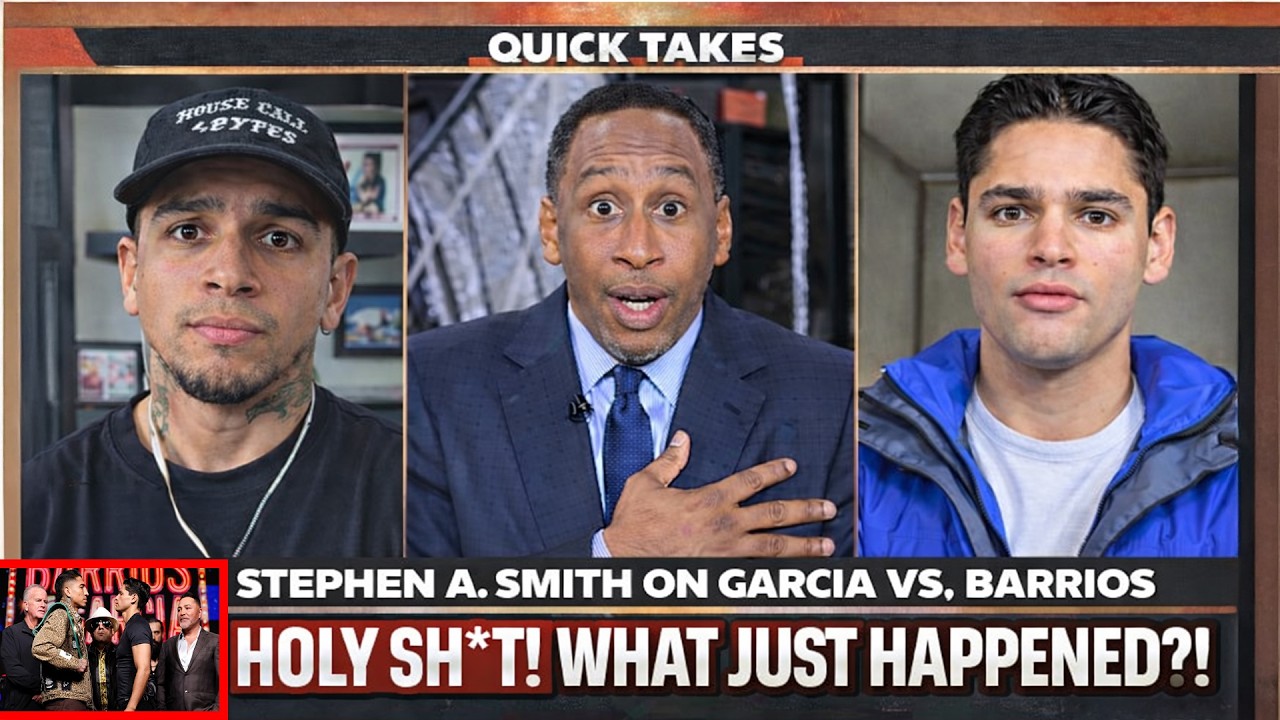 RYAN GARCIA Explodes on Mario Barrios LIVE with Stephen A. Smith!