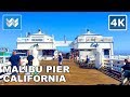 Walking from Surfrider Beach to Malibu Pier in Malibu, California USA | Travel Guide 🎧 【4K】