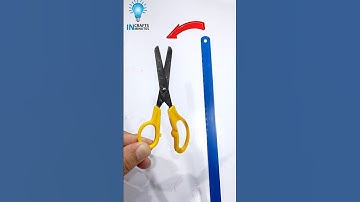 Simple Trick Sharpen Scissors #shorts #diy #trick #craft