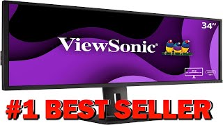ViewSonic VG3456 34 Inch 21:9 1440p Monitor with Ergonomics Design USB C - B0912L63P2