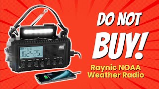 DON T BUY Raynic NOAA Weather Radio BEFORE WATCHING THIS 6 Reasons
