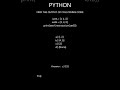 Day 42 Python Coding Challenge! 💡 Can You Guess the Output?#shorts #short#coding