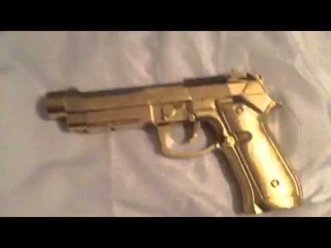 Pistol Spray Painted Gold You Pistol Spray Painted Gold You