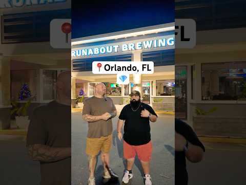 Hidden 💎The food at Runabout Brewery located in📍Orlando, FL is the real deal!  🦪 🥩 🍨 🤯