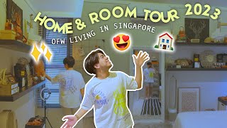 Home & Bedroom Tour 2023 — OFW living in Singapore ?️✨ • Red Diaz