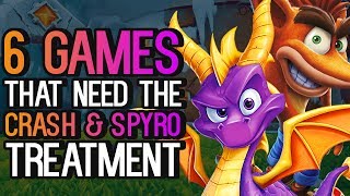 6 Games/Series That Need The Crash and Spyro Treatment