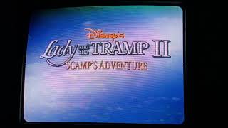 Lady And The Tramp 1955 Walt Disney Masterpiece Collection Vhs Closing Ads