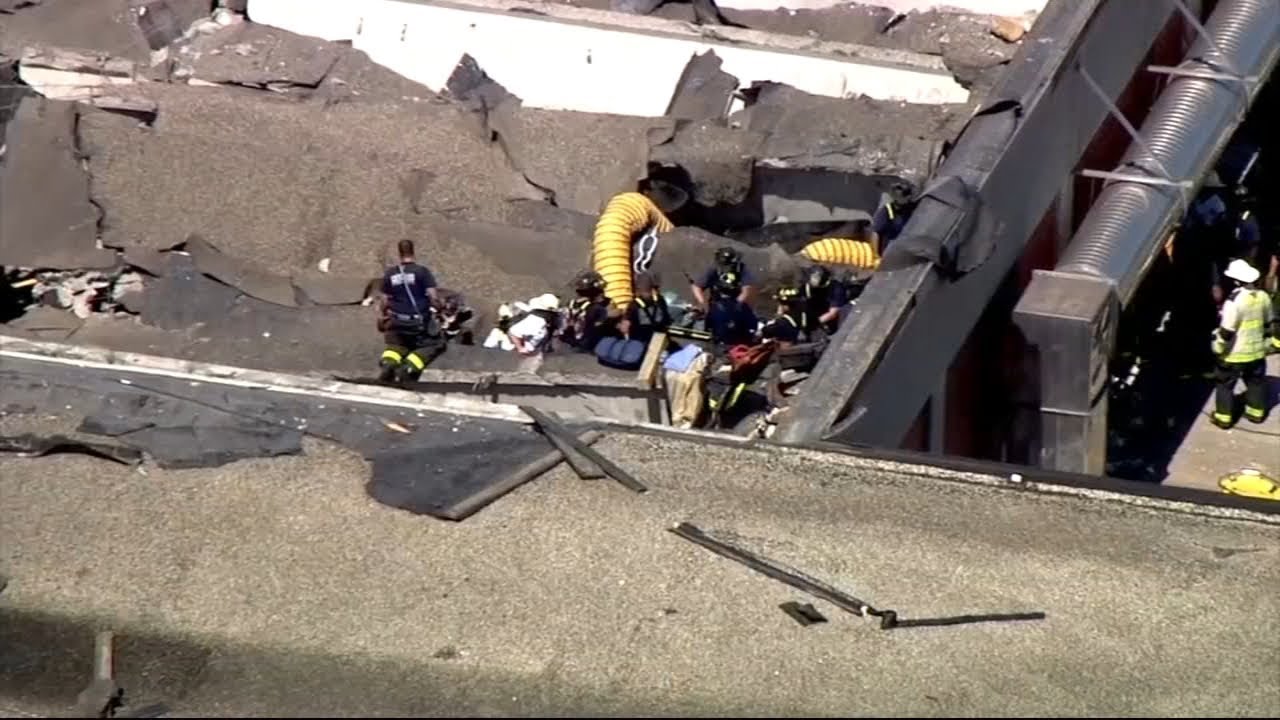 Water reclamation building's roof collapses in Chicago after explosion; 10 injured