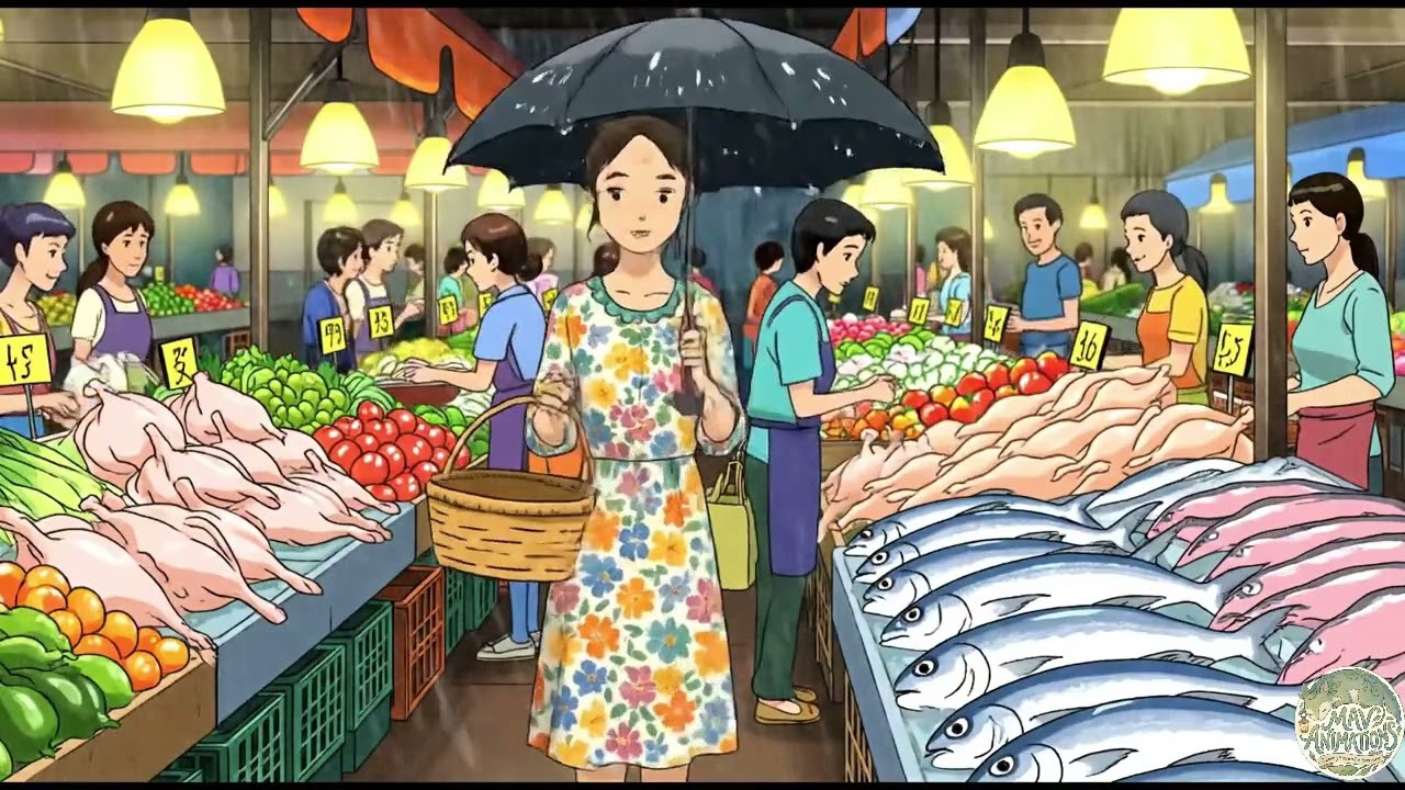 A Simple Day in Life: Morning Chores, Rainy Market Run & Dinner