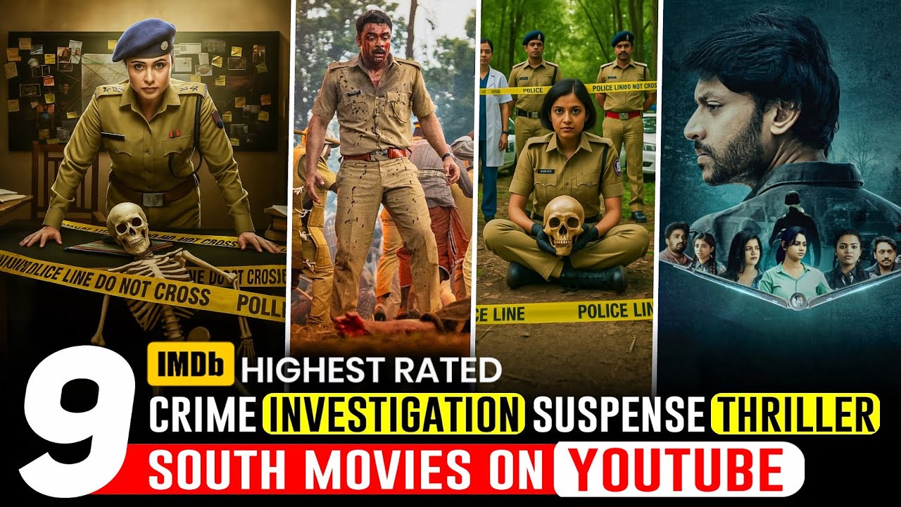 Top 9 Best South Indian Crime Thriller Movies in Hindi | South Murder ...