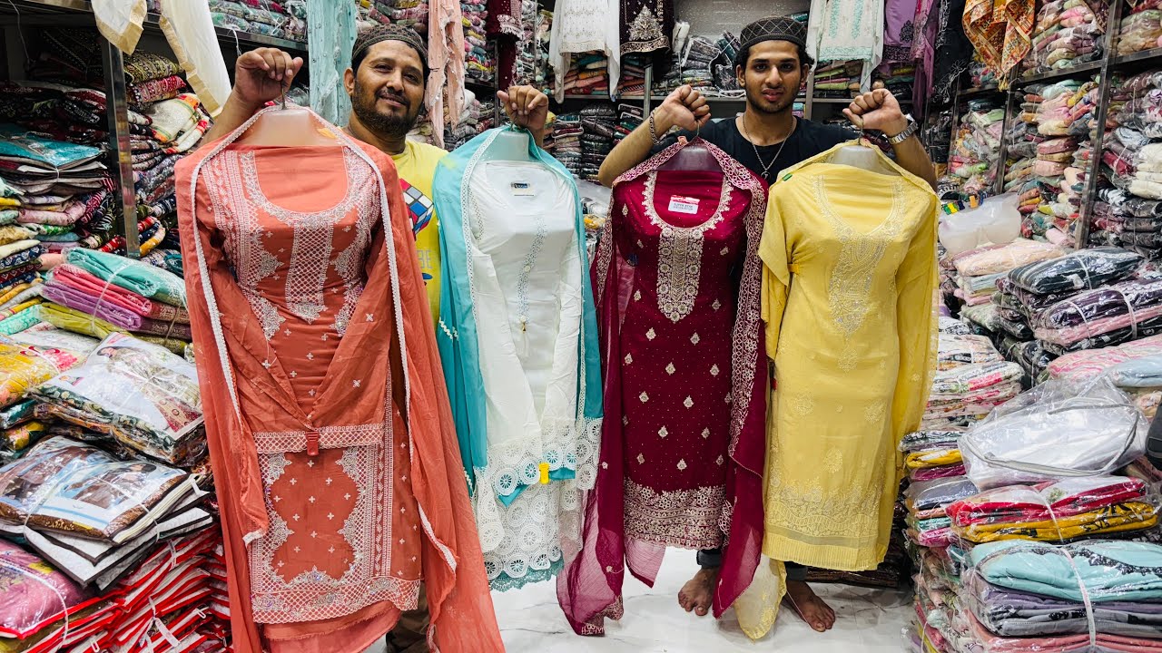 शादी करवाचौथ स्पेशल/ Latest Designer Suit/ Ladies Suit/ Wholesale Market/ Wali Khan Textile/ Delhi ￼