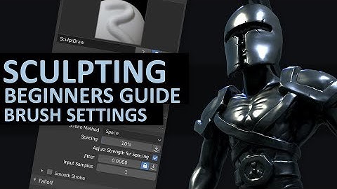 Sculpting in Blender 2.8 | Beginners Detailed Guide | Brush settings