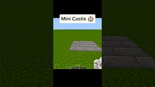 Minecraft Mini Castle 🏰 Build hack #minecraft #shorts